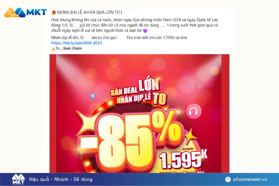 Minh hoạ về content 30/4 khuyến mãi Minh hoạ về content 30/4 khuyến mãi