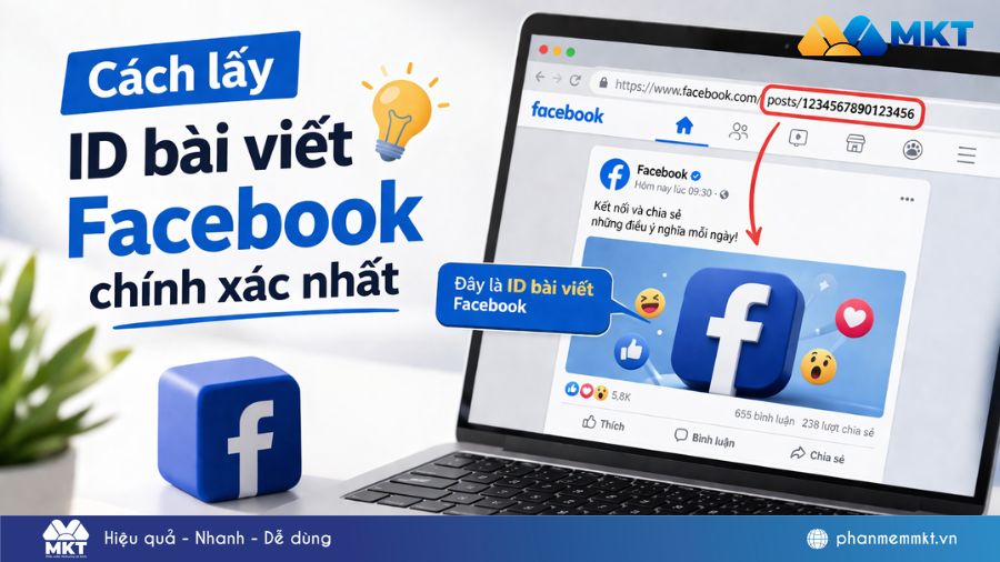 Cách lấy ID bài viết Facebook nhanh & chính xác nhất 1 Cách lấy ID bài viết Facebook nhanh, chính xác nhất hiện nay