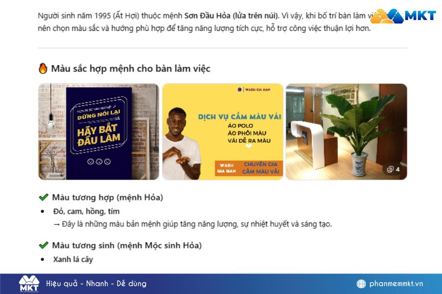 Minh hoạ về kết quả cho mẫu câu lệnh ChatGPT xem tử vi cá nhân Minh hoạ về kết quả cho mẫu câu lệnh ChatGPT xem tử vi cá nhân