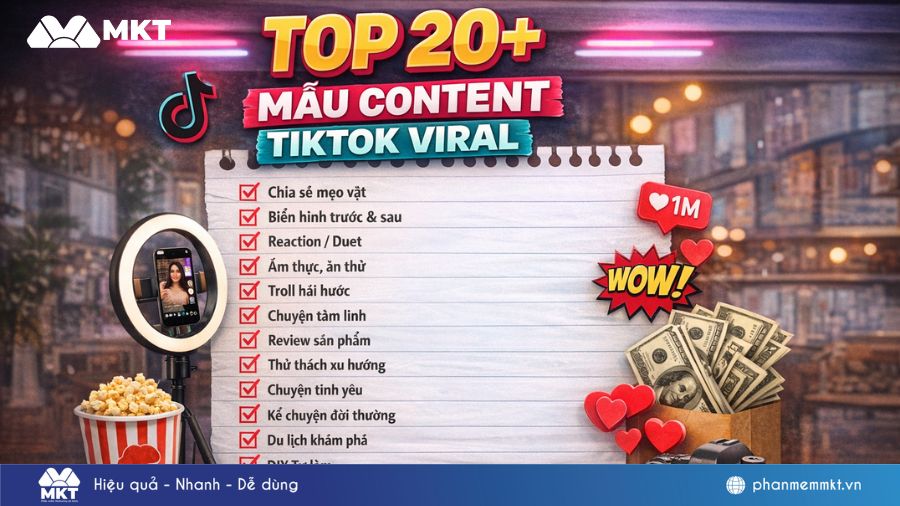 Top 20+ mẫu content TikTok viral dễ áp dụng cho người mới 1 Top 20+ mẫu content TikTok giúp bạn lên xu hướng nhanh nhất