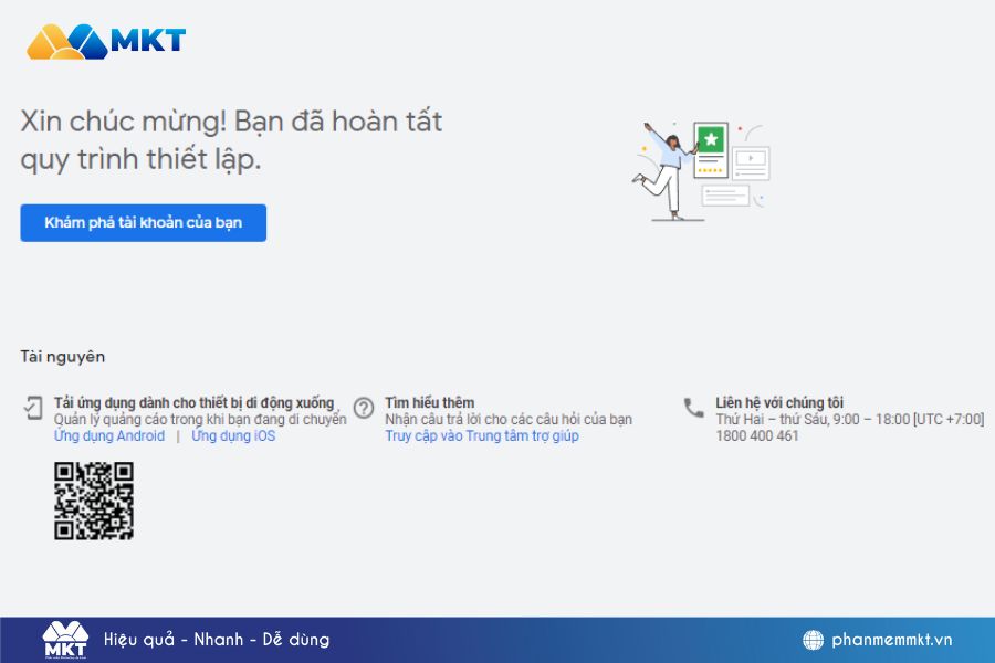 Giao diện đăng ký thành công Giao diện đăng ký thành công