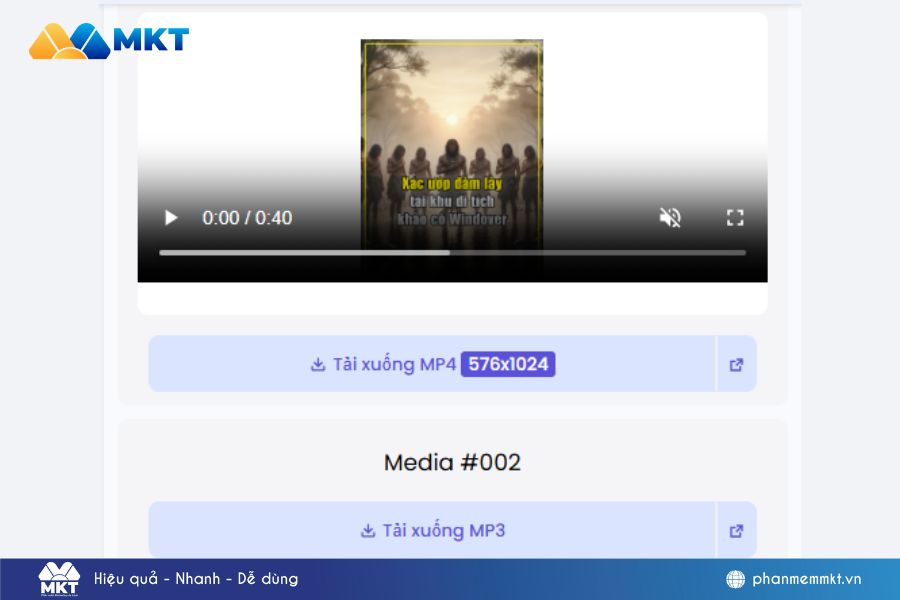 Nhấn vào tải xuống và chờ kết quả trong vài giây Nhấn vào tải xuống và chờ kết quả trong vài giây