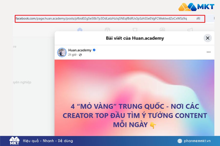 Sao chép link cần chuyển đổi sang UID Sao chép link cần chuyển đổi sang UID