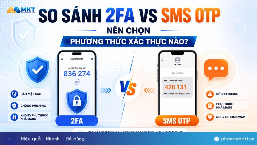 So sánh 2FA vs SMS OTP: Nên chọn phương thức xác thực nào? 11 So sanh 2fa vs sms otp