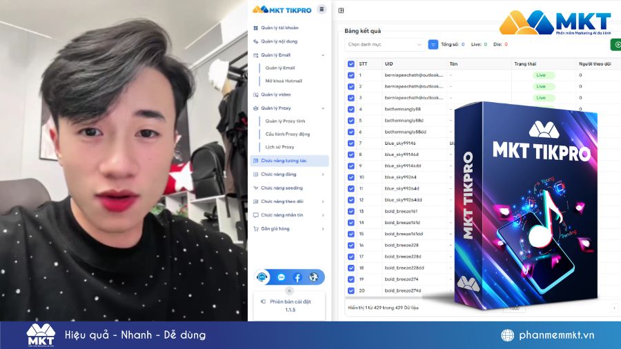 Anh Nguyễn Văn Thành và hành trình 2 năm bứt phá doanh số TikTok Shop cùng MKT TikPro 2 MKT TikPro hỗ trợ anh Thành bán hàng hiệu quả trên TikTok Shop
