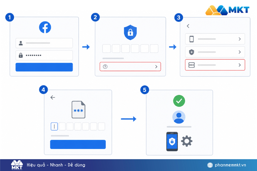 Khôi phục mã2FA Live bằng mã dự phòng Khôi phục mã2FA Live bằng mã dự phòng