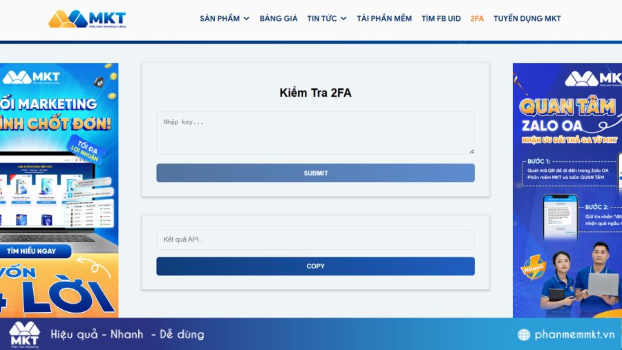 Truy cập web phanmemmkt – Cách lấy mã 2FA Live được ưa chuộng hiện nay Truy cập web phanmemmkt – Cách lấy mã 2FA Live được ưa chuộng hiện nay