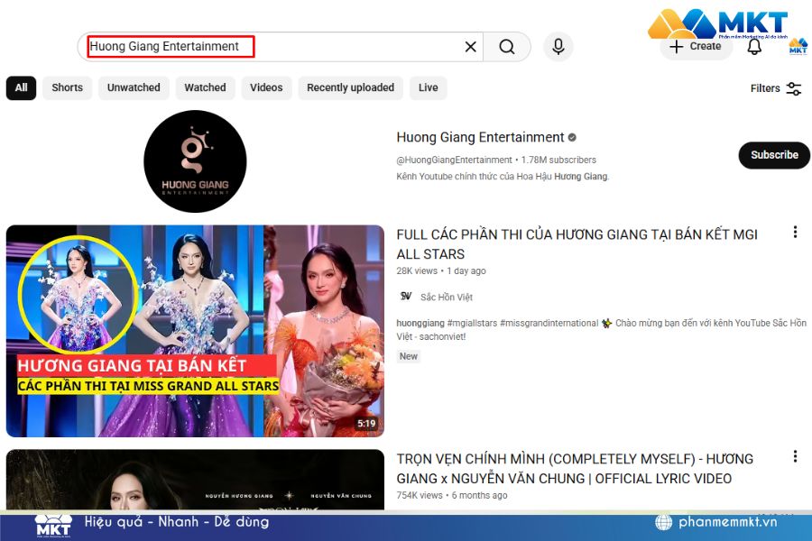 Nhập tên kênh Nhập tên kênh