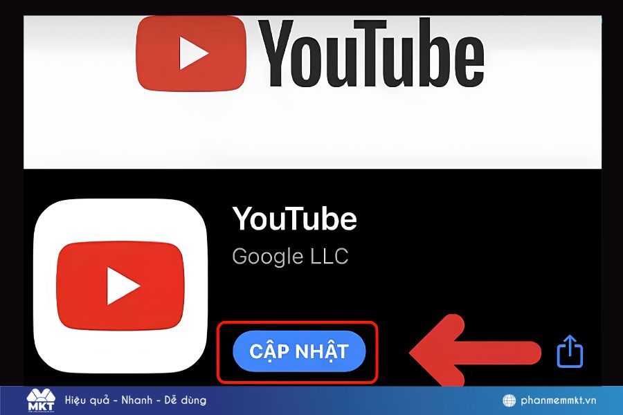 Cập nhật ứng dụng YouTube để quá trình xem lại livestream không bị gián đoạn Cập nhật ứng dụng YouTube để quá trình xem lại livestream không bị gián đoạn
