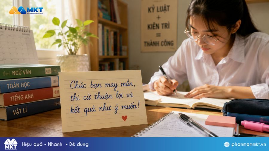 Tuyển tập 1001+ câu chúc thi tốt ngắn gọn, ý nghĩa nhất 2026 2 Lời chúc thi cử may mắn cho bạn bè