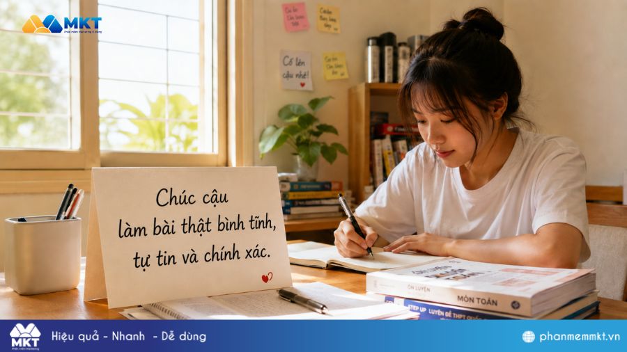Tuyển tập 1001+ câu chúc thi tốt ngắn gọn, ý nghĩa nhất 2026 3 Lời chúc thi tốt cho người yêu