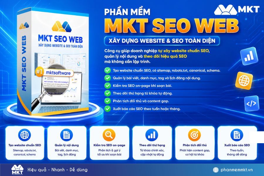Sử dụng MKT SEO Web để tối ưu Technical SEO cho website Sử dụng MKT SEO Web để tối ưu Technical SEO cho website