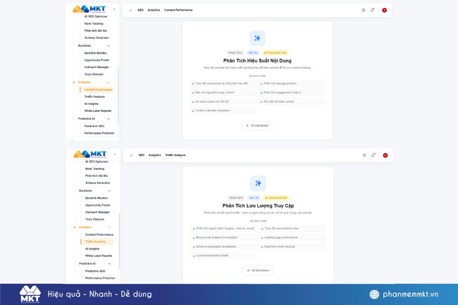 MKT SEO Web - Giải pháp xây dựng website & SEO toàn diện, không cần lập trình 7 Phần mềm MKT SEO Web