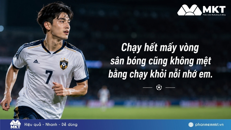 99+ STT thả thính bóng đá hài hước, cực chất cho dân đam mê thể thao 1 STT thả thính về bóng đá hài hước