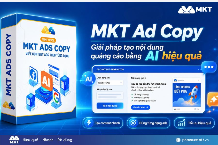 MKT Ad Copy – Công cụ tạo nội dung quảng cáo bằng AI tốt nhất MKT Ad Copy – Công cụ tạo nội dung quảng cáo bằng AI tốt nhất