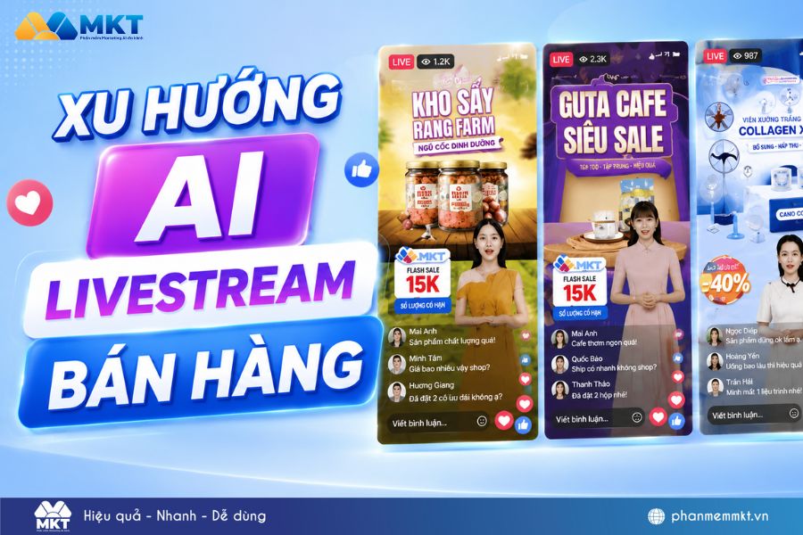 AI Livestream bán hàng: Xu hướng tất yếu của doanh nghiệp Việt 1 AI Livestream bán hàng
