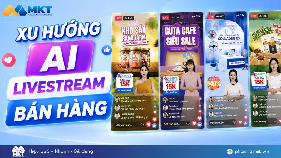 AI Livestream bán hàng: Xu hướng tất yếu của doanh nghiệp Việt 18 AI Livestream bán hàng