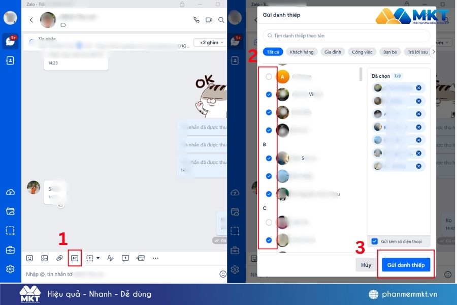 6 cách gửi nick Zalo cho người khác đơn giản và nhanh chóng 3 Cách gửi nick Zalo cho người khác
