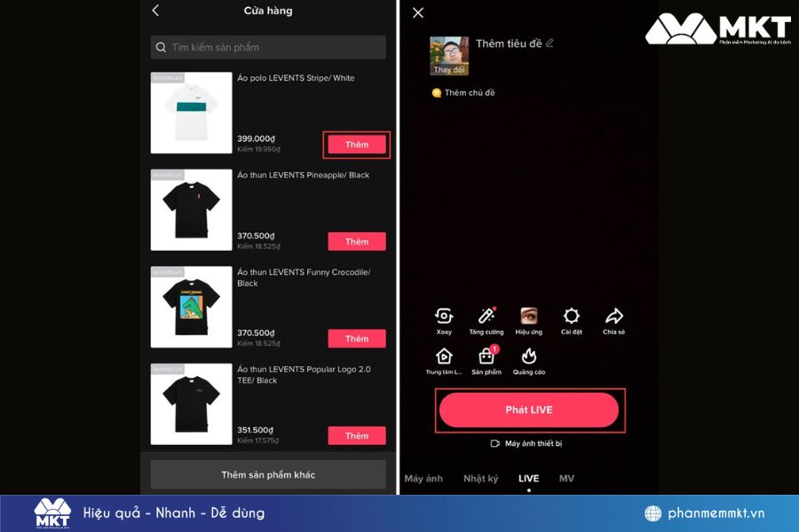 Cách live bán hàng trên TikTok hấp dẫn, khách chốt đơn liên tục 3 cách live bán hàng trên TikTok