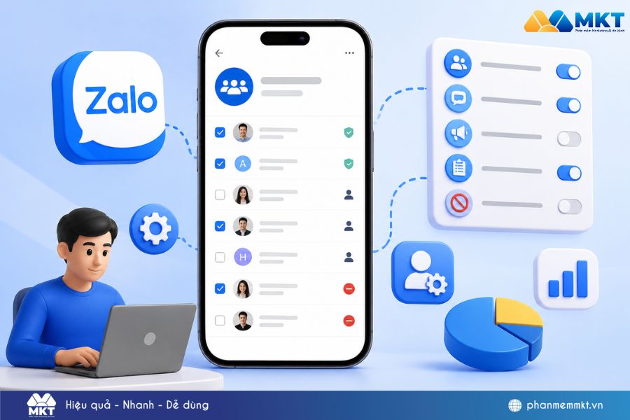 Cách quản lý nhóm Zalo hiệu quả với công cụ ZMarketing web 1 Cách quản lý nhóm Zalo