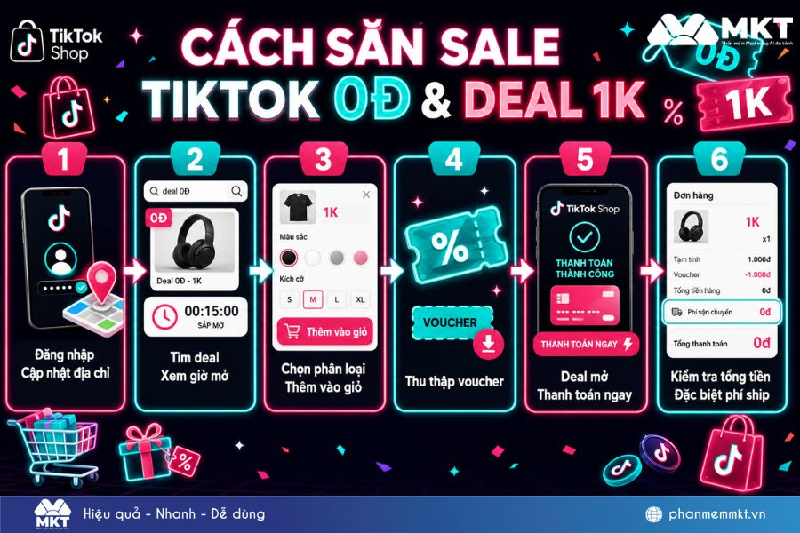 4 cách săn sale TikTok Shop: Bí kíp chốt đơn flash sale, voucher giảm giá 5 Cách săn sale TikTok Shop