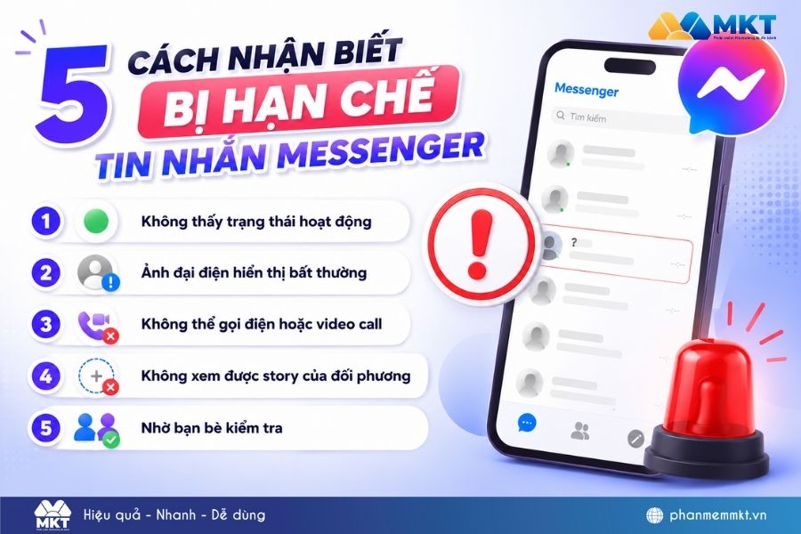 5 Cách nhận biết bị hạn chế tin nhắn Messenger cực dễ 2 Hạn chế tin nhắn Messenger