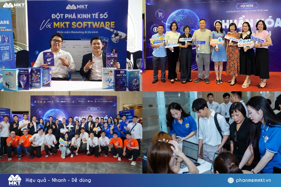 MKT Software đồng hành cùng doanh nghiệp Việt tại Hội nghị Chuyển đổi số & TMĐT Việt Nam 2026 2 Những khoảnh khắc checkin nổi bật tại sự kiện