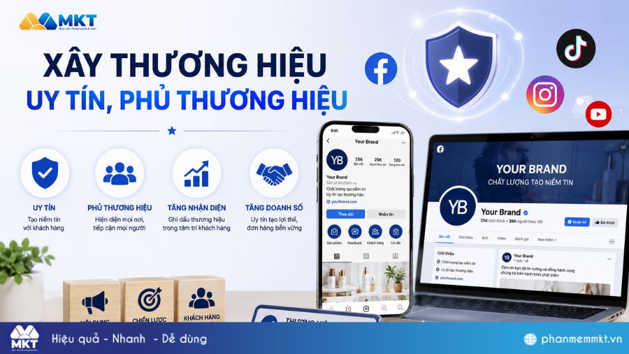 Kinh doanh gì ít vốn lãi cao? 10 Ý tưởng tiềm năng 2026 11 Xây thương hiệu uy tín, phủ thương hiệu