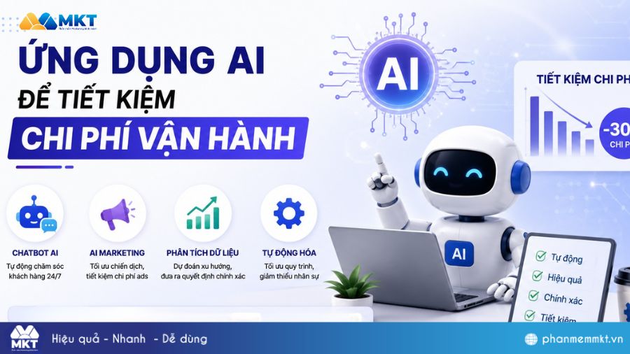 Kinh doanh gì ít vốn lãi cao? 10 Ý tưởng tiềm năng 2026 12 Ứng dụng AI để tiết kiệm chi phí vận hành