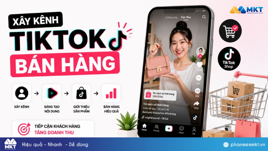Kinh doanh gì ít vốn lãi cao? 10 Ý tưởng tiềm năng 2026 4 Xây kênh TikTok bán hàng