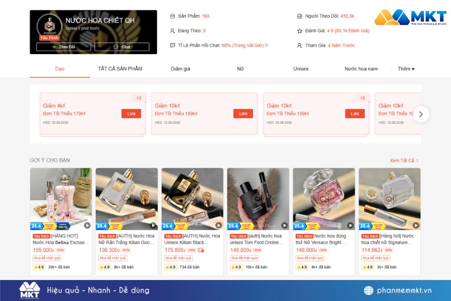 Kinh nghiệm kinh doanh nước hoa chiết hiệu quả và ra lời 2026 6 kinh doanh nước hoa chiết