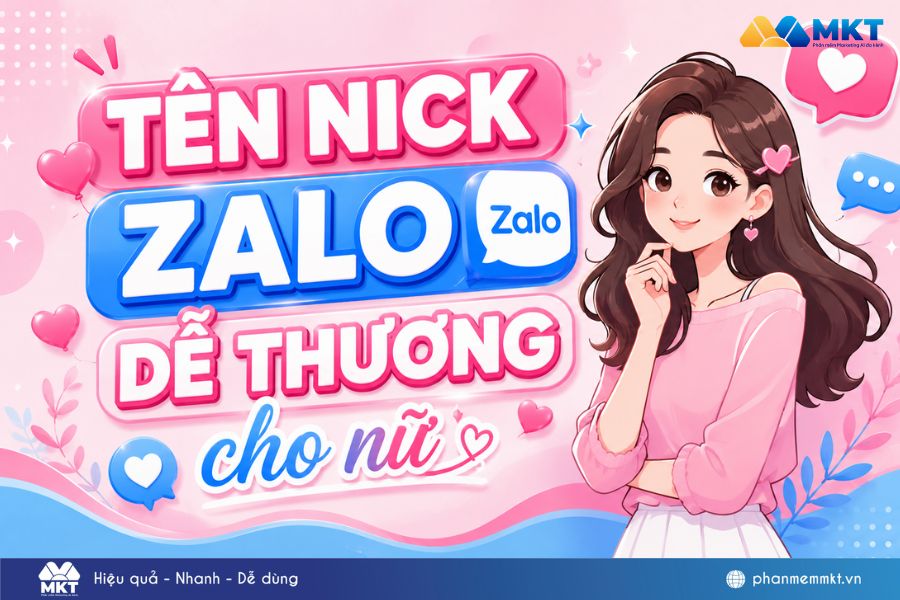 999+ tên nick Zalo dễ thương, độc lạ không lo đụng hàng cho nam & nữ 1 Tên nick Zalo dễ thương