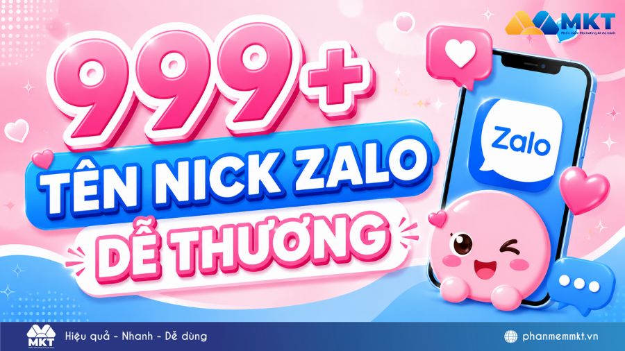 999+ tên nick Zalo dễ thương, độc lạ không lo đụng hàng cho nam & nữ 1 Tên nick Zalo dễ thương