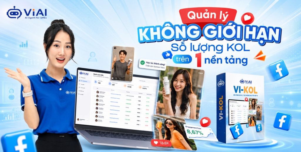 Vi KOL - Phần mềm tạo KOL ảo và quản lý toàn diện 5 VI KOL - Tool tạo và quản lý KOL