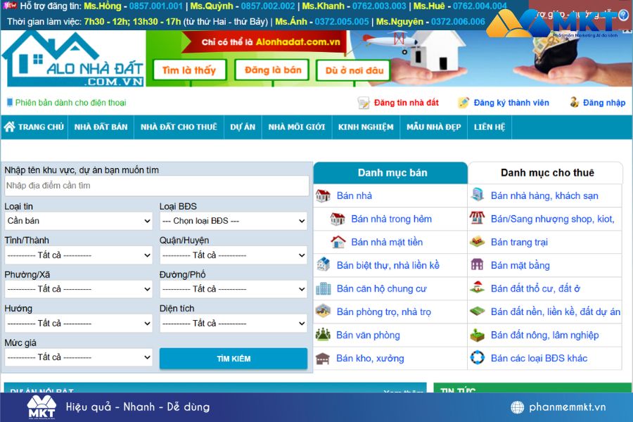 Cách bán bất động sản online hiệu quả và được nhiều khách liên hệ 3 Bán bất động sản online