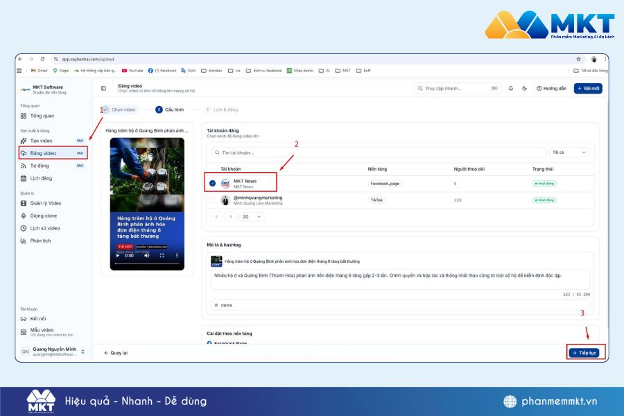 Cách đăng Facebook reels tự động bằng Xây kênh AI chỉ với vài bước 5 Cách đăng Facebook reels tự động bằng Xây kênh AI