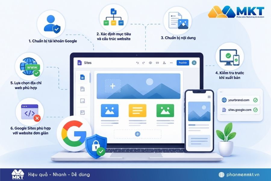 Cách tạo web miễn phí trên Google nhanh chóng và dễ làm 10 Cách tạo web miễn phí trên Google
