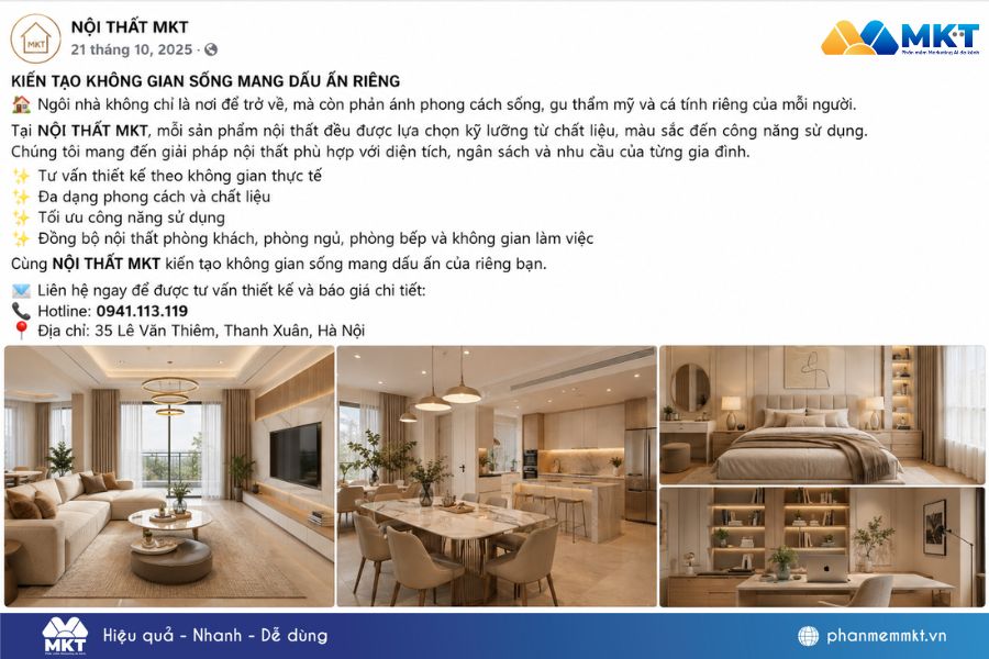 20+ mẫu content marketing nội thất thu hút khách hàng, dễ ra đơn 1 content marketing nội thất