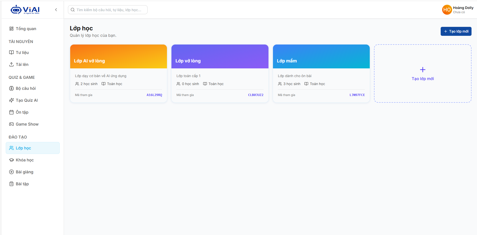 VI LEARN - Nền tảng học tập và đánh giá trực tuyến bằng AI 3 VI LEARN