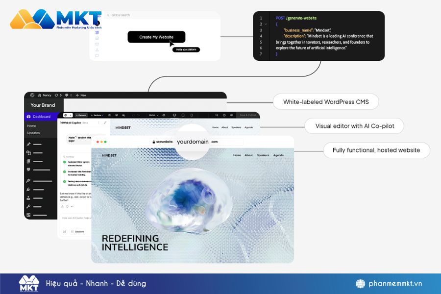 Top 10 công cụ tạo web bằng AI hiệu quả và đáng dùng 2026 7 Tạo web bằng AI