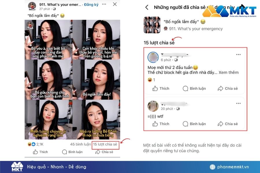 2 cách xem lượt chia sẻ trên Facebook 2026 bằng máy tính và điện thoại 4 Xem lượt chia sẻ trên Facebook