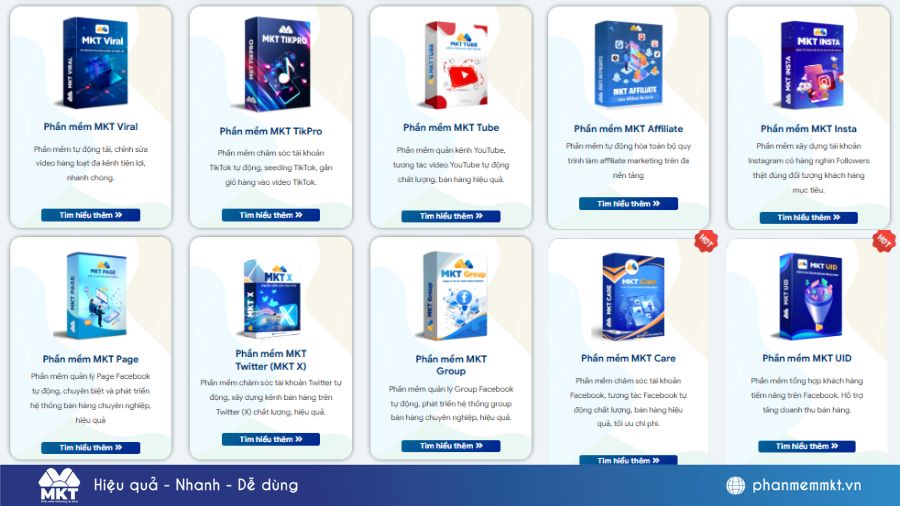 Chương trình ưu đãi Quốc khánh 2/9 - Tặng voucher lên đến 30% 2 Hệ sinh thái phần mềm Marketing tự động tại Phần mềm MKT