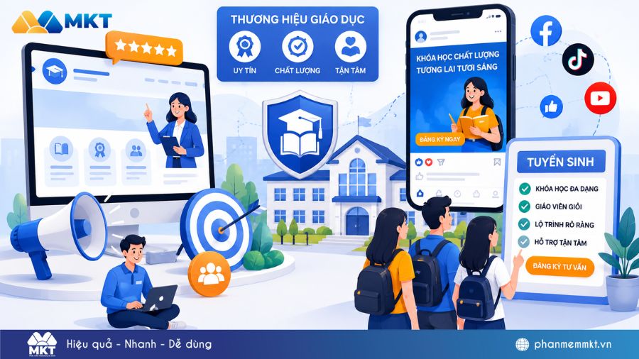 Kinh nghiệm kinh doanh giáo dục cho người mới bắt đầu 5 Xây dựng thương hiệu và tuyển sinh