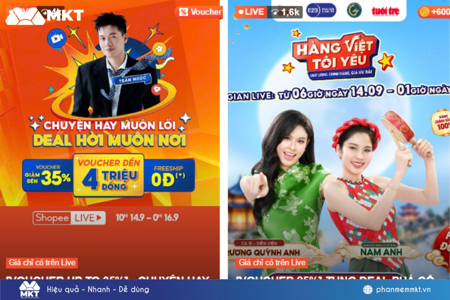 5 cách tăng mắt xem livestream Shopee hiệu quả cho nhà bán hàng 1 Cách tăng mắt xem livestream Shopee
