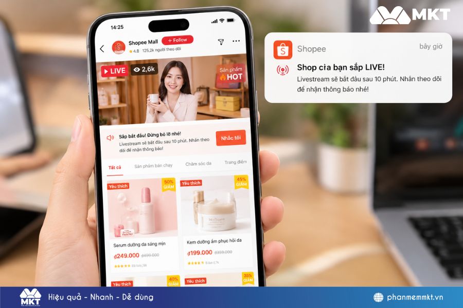 5 cách tăng mắt xem livestream Shopee hiệu quả cho nhà bán hàng 5 Cách tăng mắt xem livestream Shopee