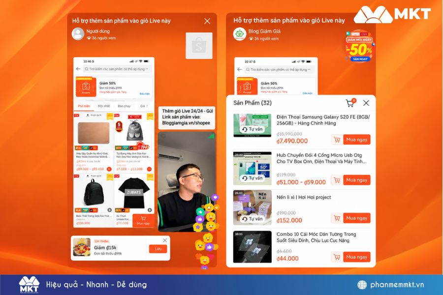 5 cách tăng mắt xem livestream Shopee hiệu quả cho nhà bán hàng 6 Cách tăng mắt xem livestream Shopee