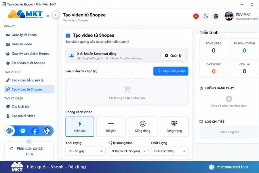 Hướng dẫn 3 cách tạo video AI Shopee dễ làm cho nhà bán hàng 2 Tạo video AI Shopee