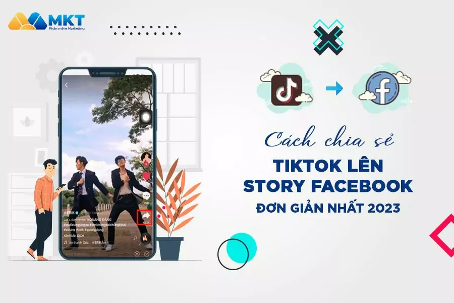 cách chia sẻ tiktok lên story facebook