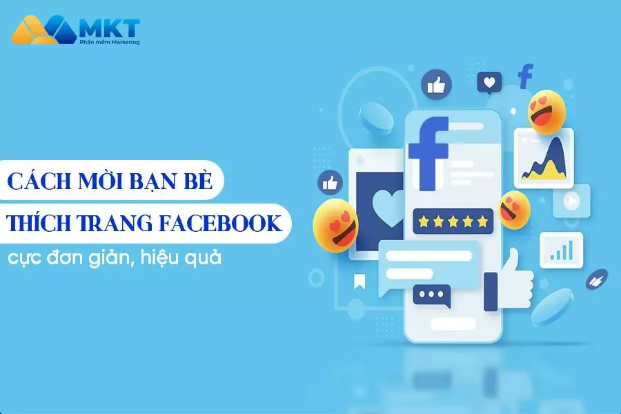cách mời bạn bè thích trang