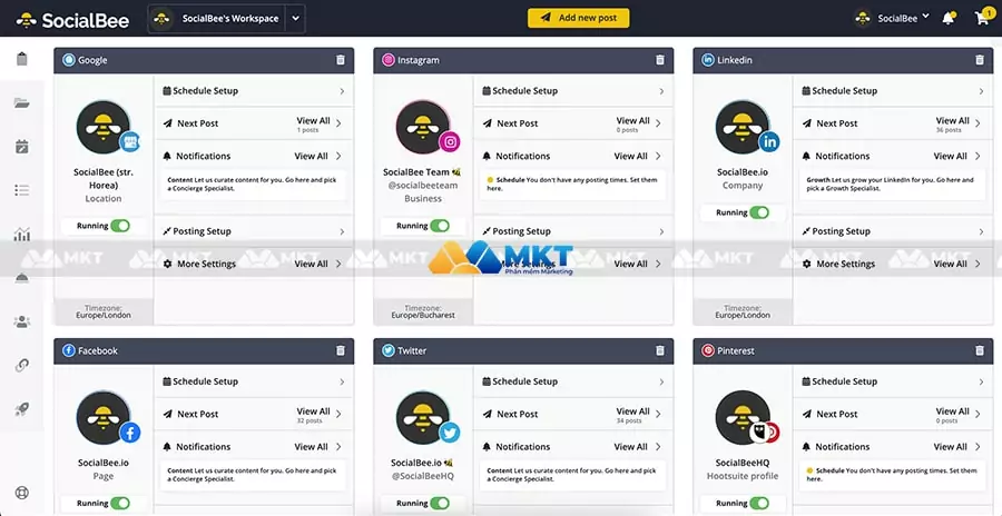 Phần mềm SocialBee